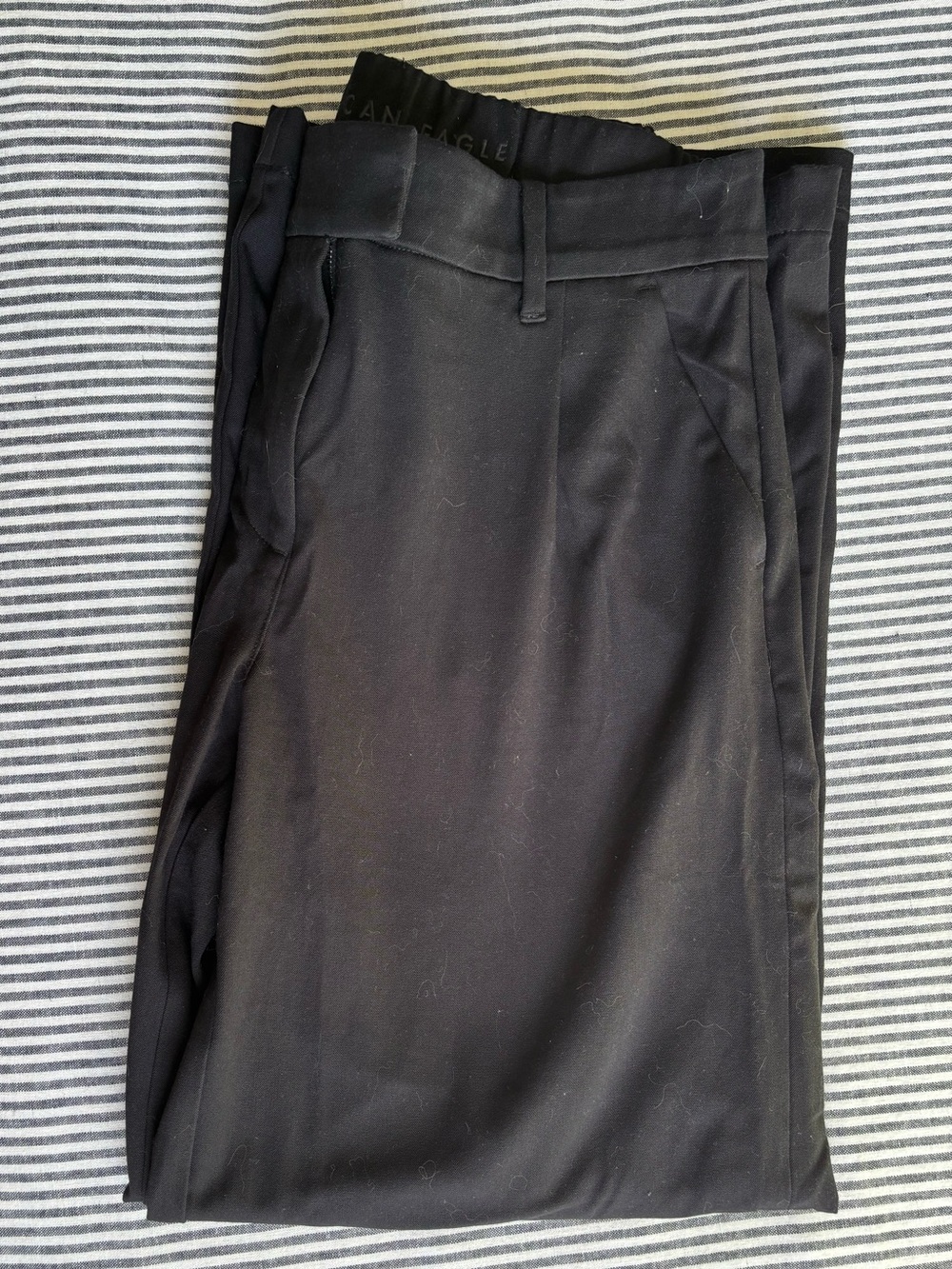 AE Black Wide Leg Trousers